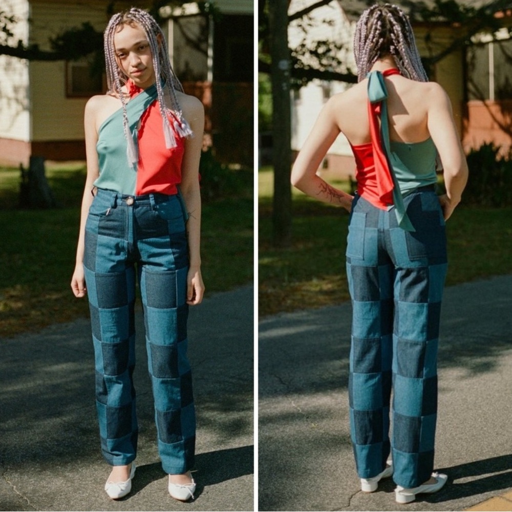 Tyler McGillivary Oscar Checker Pant - Blue